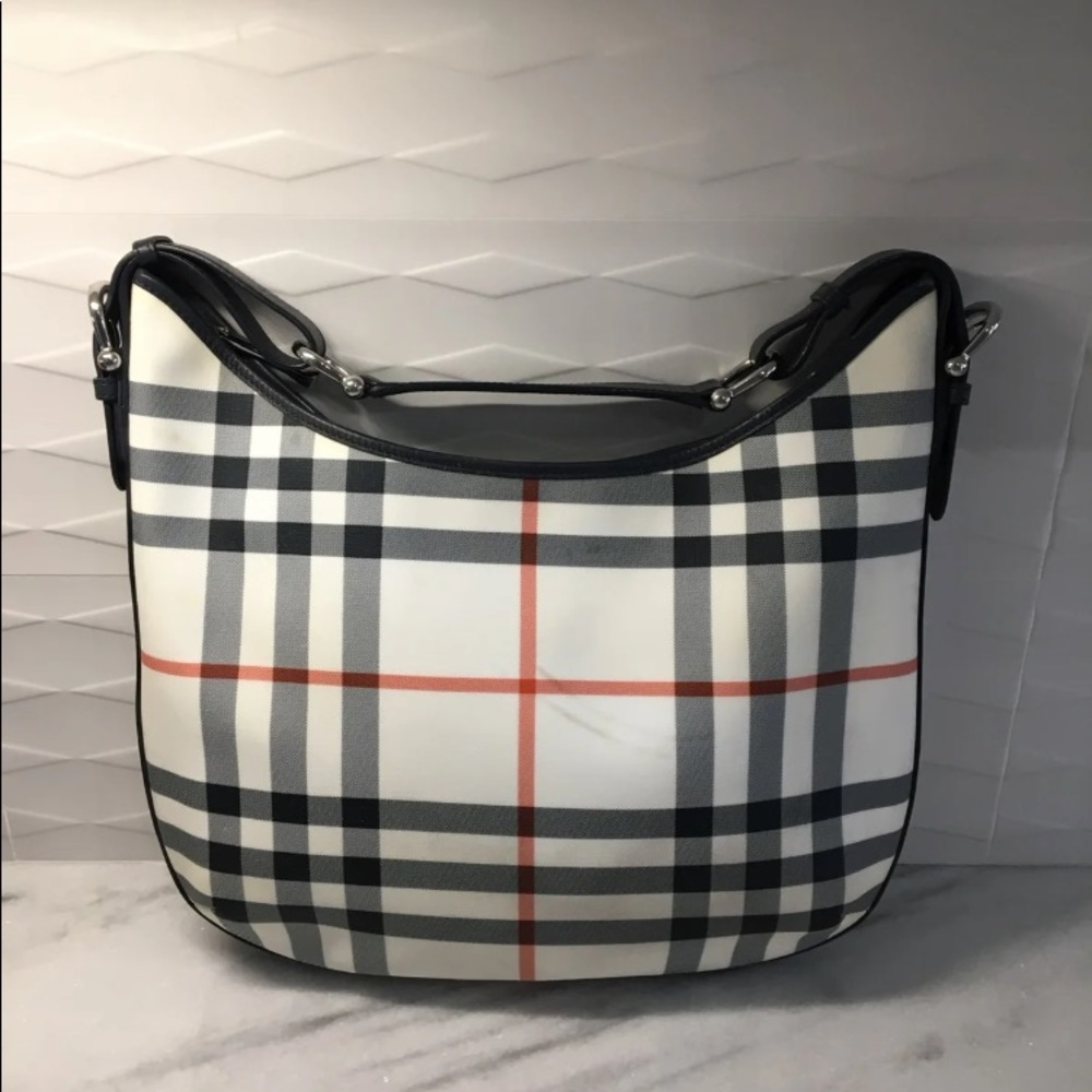 Burberry NOVA Plaid VGUC Pretty Tote/Satchel - Picture 2 of 15